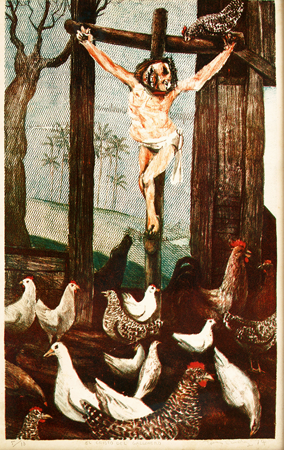 The Christ of the Henhouse, 5/10<br>
<i>(El Cristo del Gallinero, 5/10)</i> by Tomás Sánchez