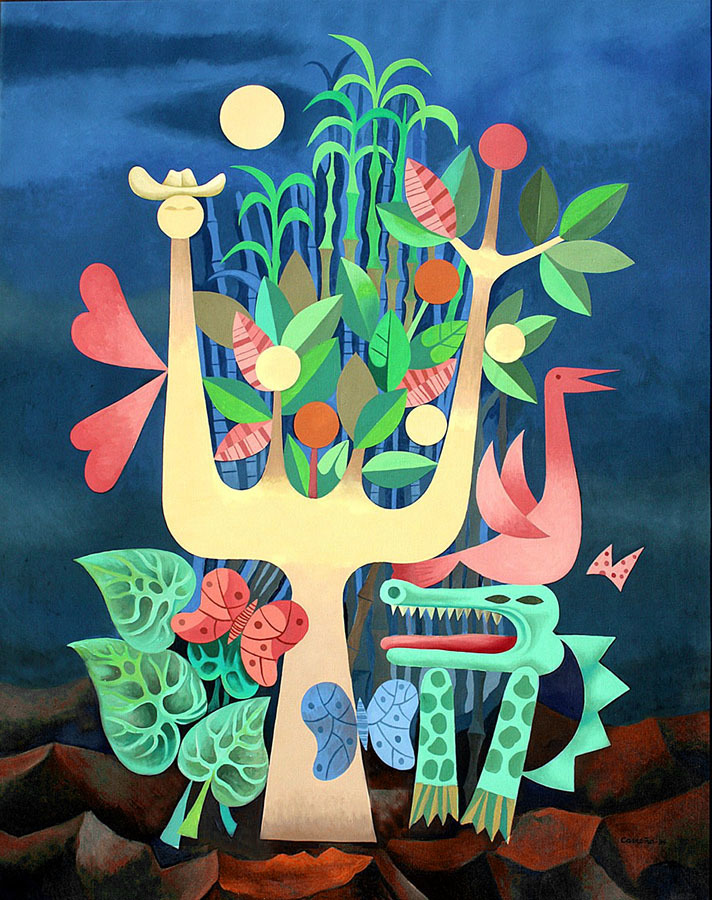 Tropical Tree<br>
<i>(Árbol Tropical)</i> by Mario Carreño