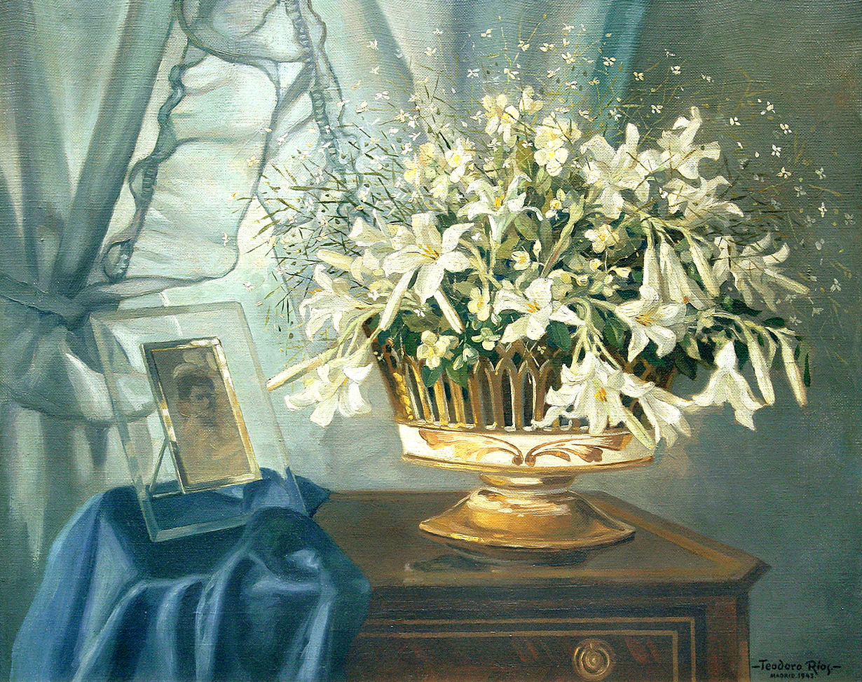 Jar with Butterfly Aroma
<br>
<i>(Jarrn con Aroma de Mariposas, Flor Nacional de Cuba)</i> by Teodoro Ros