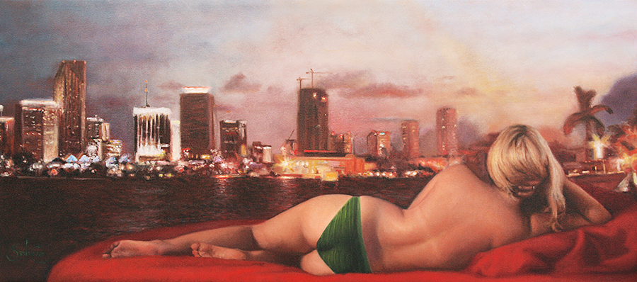 Venus Contemplando Miami<br>
<i>(Venus Contemplating Miami)</i> by César Santos