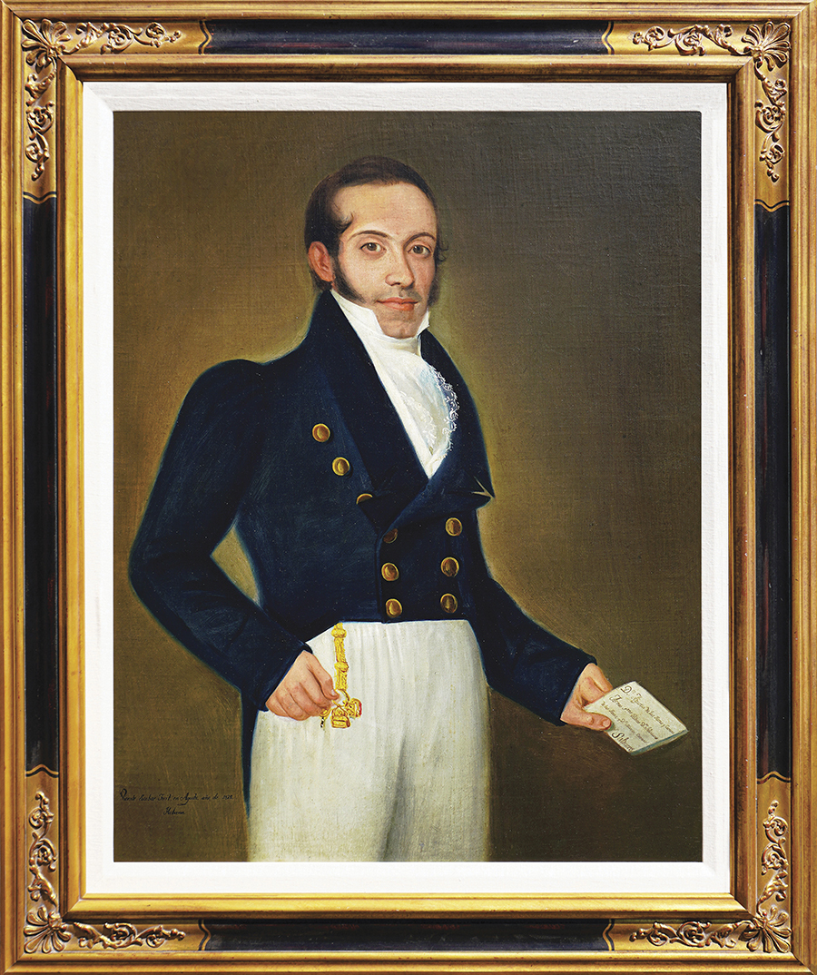 Portrait of D. Agustn de las Heras <br>
<i>(Retrato de D. Agustn de las Heras)</i> by Vicente Escobar