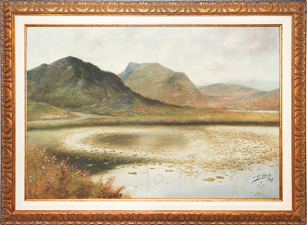 Lagoon and Hills<br>
<i>(Laguna y Lomas)</i> by Juan Gil Garca