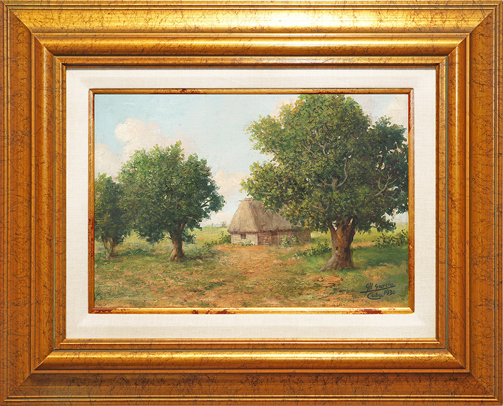 Landscape with Hut<br>
<i>(Paisaje con Boho)</i> by Juan Gil Garca