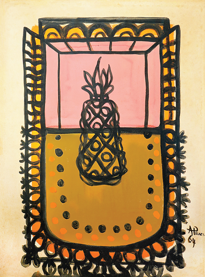 Pineapple<br>
<i>(Piña)</i> by Amelia Peláez