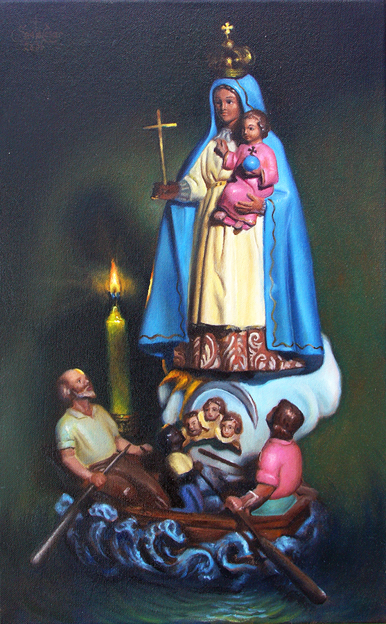 The Virgin of Charity<br> 
<i>(La Virgen de la Caridad)</i> by César Santos