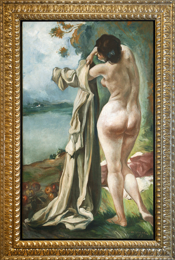 Feminine Nude<br>
<i>(Desnudo Femenino)</i> by Manuel Mesa Hermida