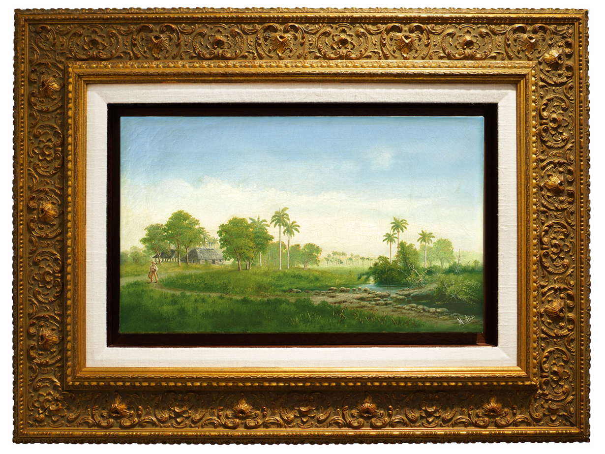 Landscape and Farmer<br>
<i>Paisaje y Campesino)</i> by Miguel Arias