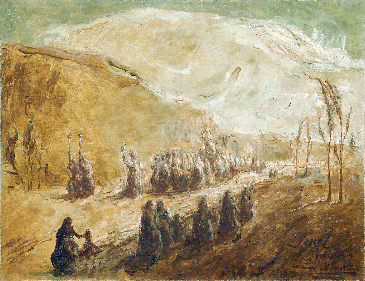 The Procession<br>
<i>(La Procesión )</i> by Fidelio Ponce de León