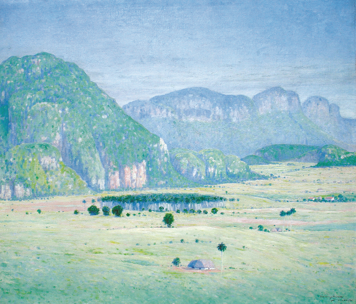Landscape with Hillgrounds<br>
<i>(Paisaje con Mogotes)</i> by Domingo Ramos