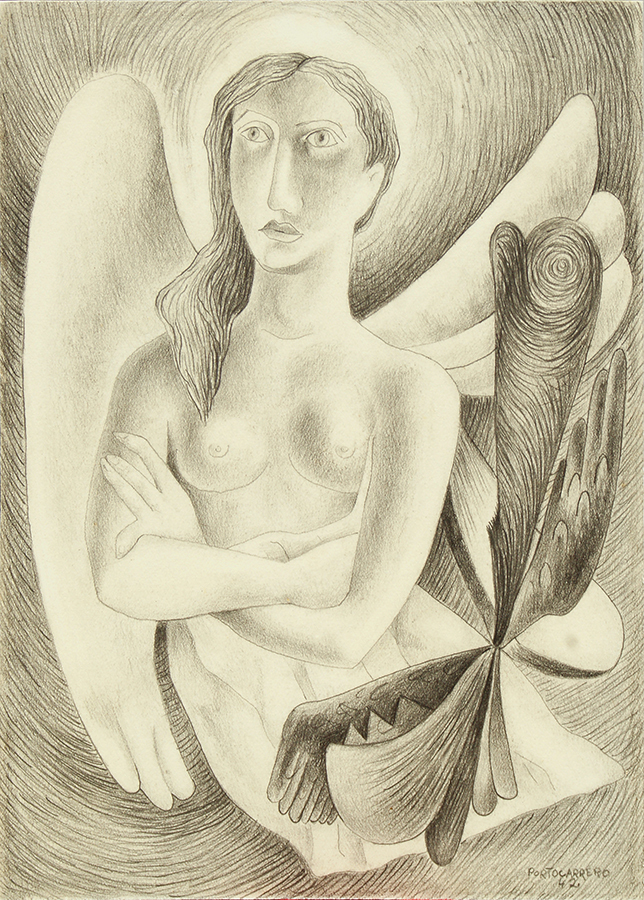Angel <br>
<i>(Angel)</i> by René Portocarrero
