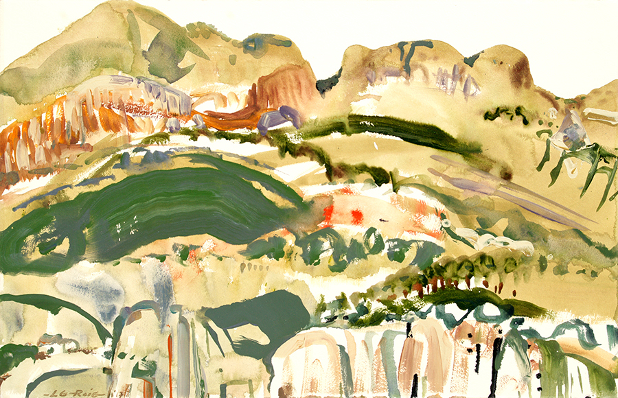 Distant View of Hill's Ridges <br><i>(Vista Distante de Laderas de los Mogotes)</i> by Lilian Garcia-Roig