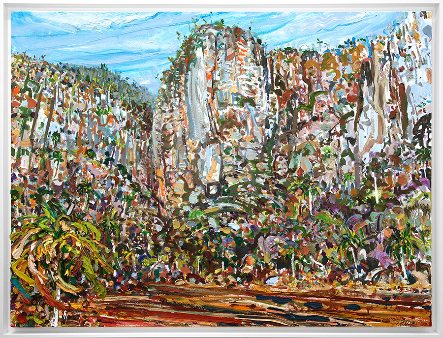 Edge of the Knife Hill Range <br>
<i> Filo de Cuchillo en Formacin de Mogotes )</i> by Lilian Garcia-Roig