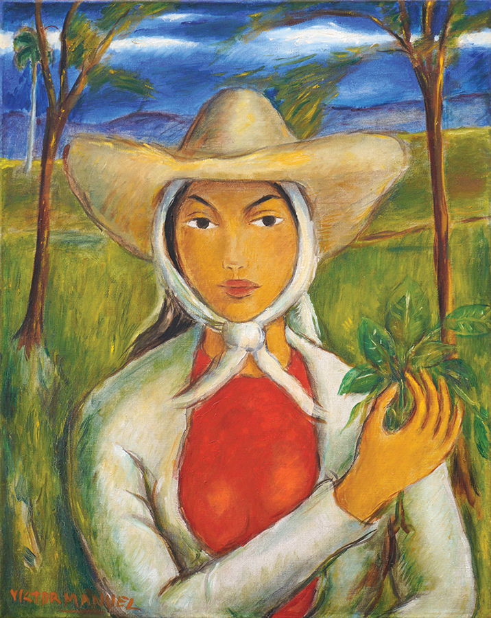Peasant Lady <br>
<i>(Campesina)</i>
 by Víctor Manuel García
