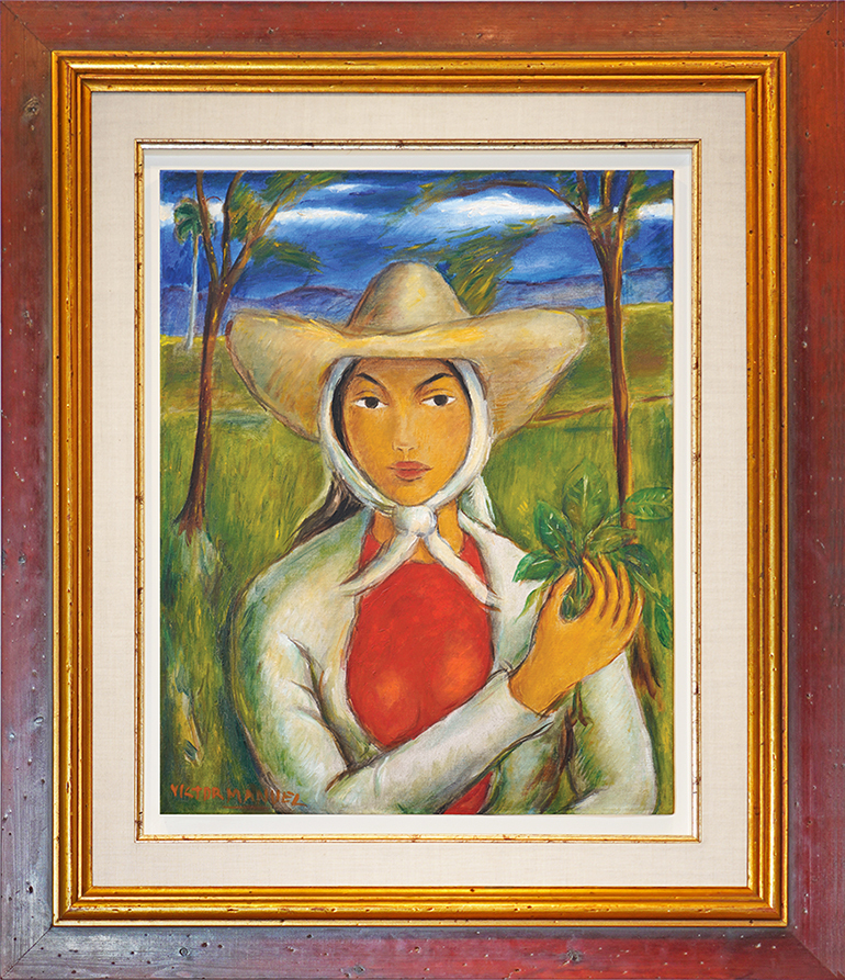 Peasant Lady <br>
<i>(Campesina)</i>
 by Vctor Manuel Garca