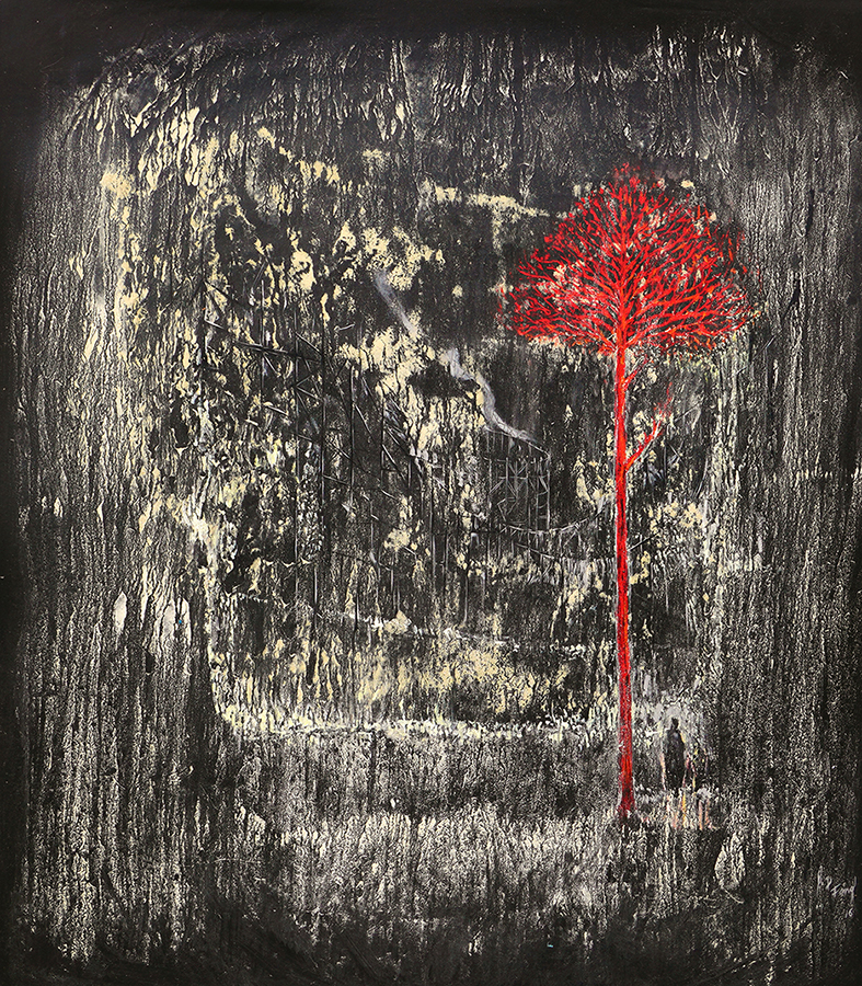Red Tree <br>
<i>(Arbol Rojo)</i> by Li Domnguez Fong