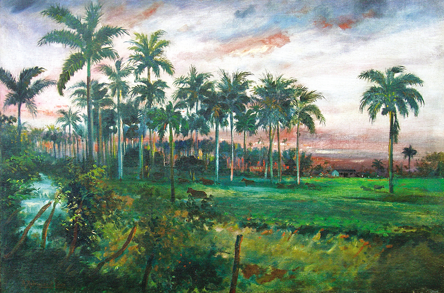 Palm Grove <br>
(<i>Palmar</i>) by Antonio Rodrguez Morey