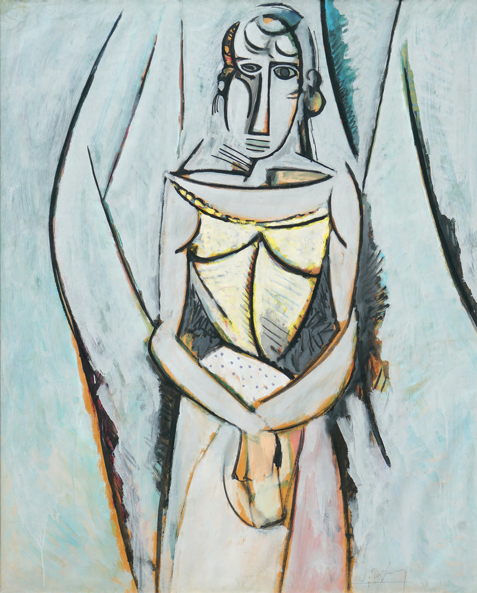 Untitled [A Portrait of Helena]<br>
(<i>Sin Ttulo</i> [<i>Un Retrato de Helena</i>])
 by Wifredo Lam