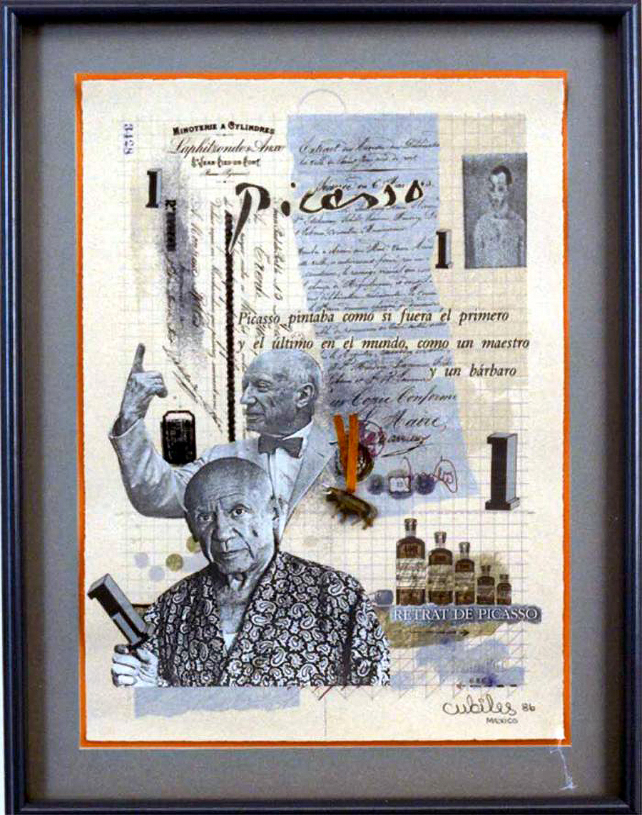 Portrait of Picasso<br>
<i>(Retrato de Picasso)</i> by Miguel Cubiles