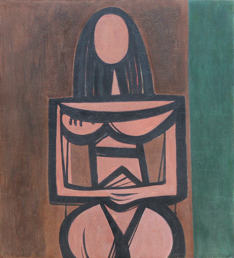 Woman <br>
<i>(Mujer)</i> by Wifredo Lam
