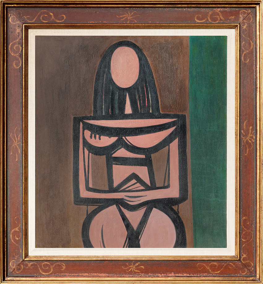 Woman <br>
<i>(Mujer)</i> by Wifredo Lam