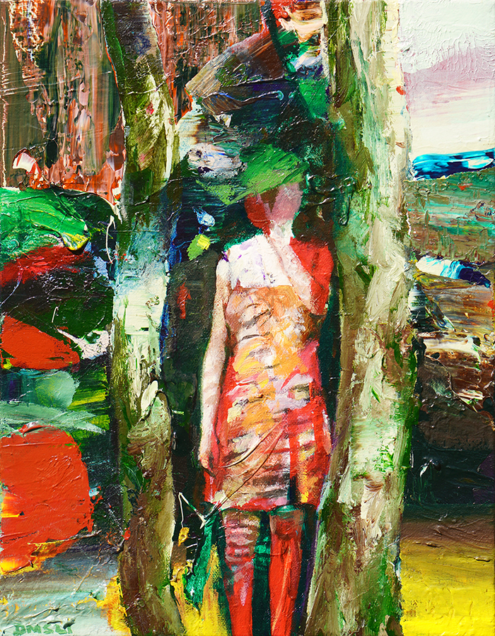 The Girl in the Striped Dress <br>
<i>(La Muchacha en el Vestido de Rayas)</i> by Danuel Méndez