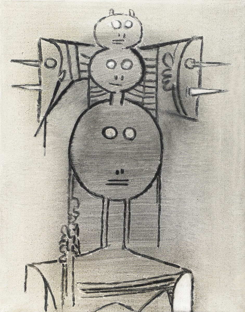 Untitled [Figure and Dreams] <br><i>(Sin Ttulo [Figura y Sueos])</i> by Wifredo Lam