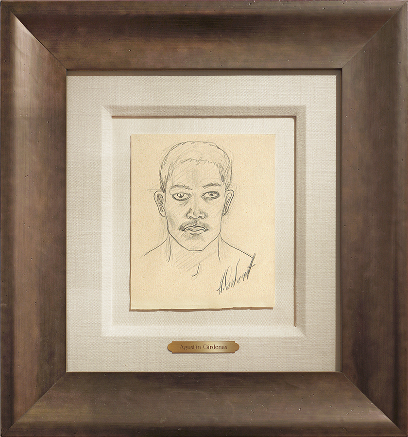 Self Portrait <br>
<i>(Autorretrato)</i>      by Agustn Crdenas drawings