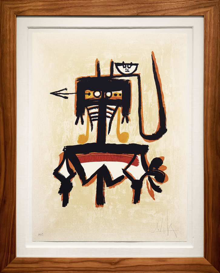 Untitled [Personnage], H.C.  <br>
<i>(Sin T�tulo [Personaje] H.C.)</i>  by Wifredo Lam (Lithographs)