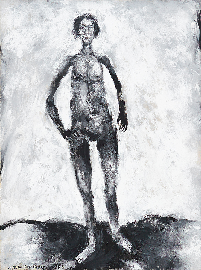 Female Nude<br>
<i>(Desnudo de Mujer)</i> by Arturo Rodrguez