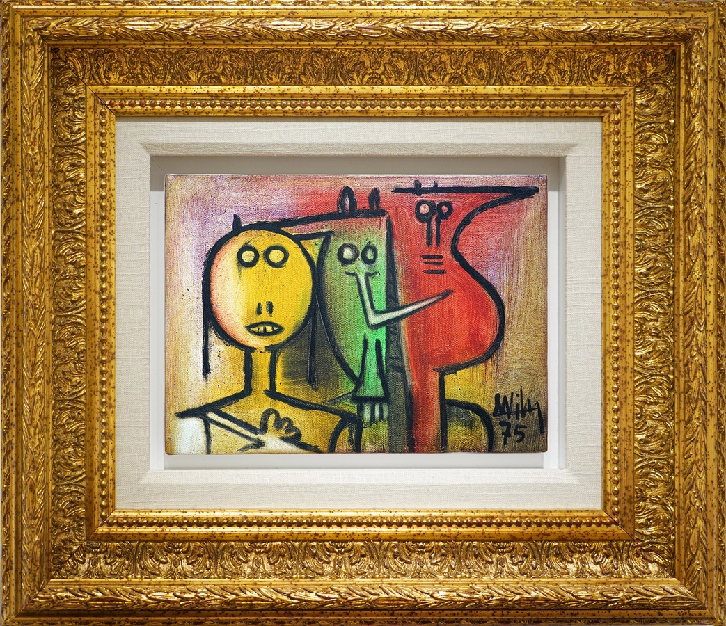 Untitled [Three Personnages]<br>
<i>(Sin Ttulo [Tres Personajes])</i> by Wifredo Lam