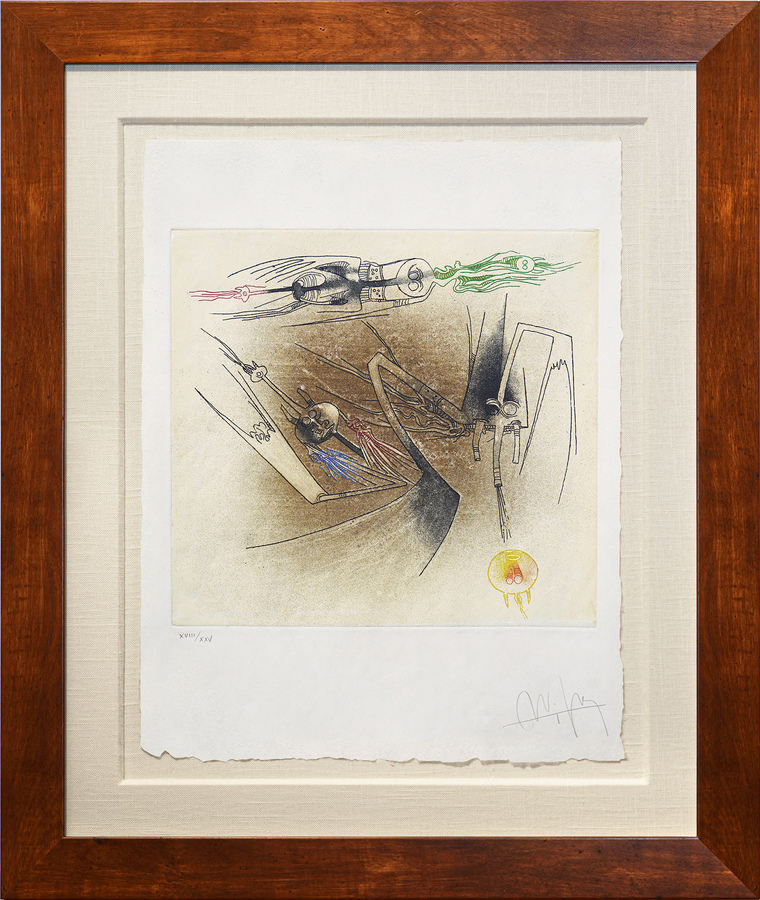 Apostroph' Apocalypse #6621 [Series XVIII of XXV]<br> by Wifredo Lam (Lithographs)