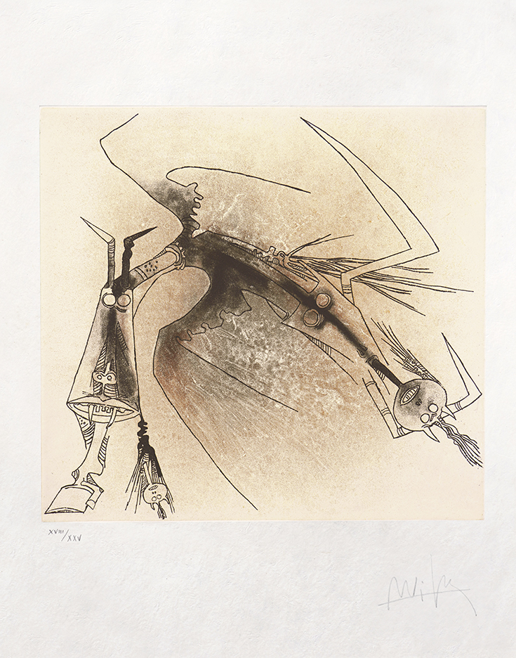 Apostroph' Apocalypse [#6620]<br> by Wifredo Lam (Lithographs)