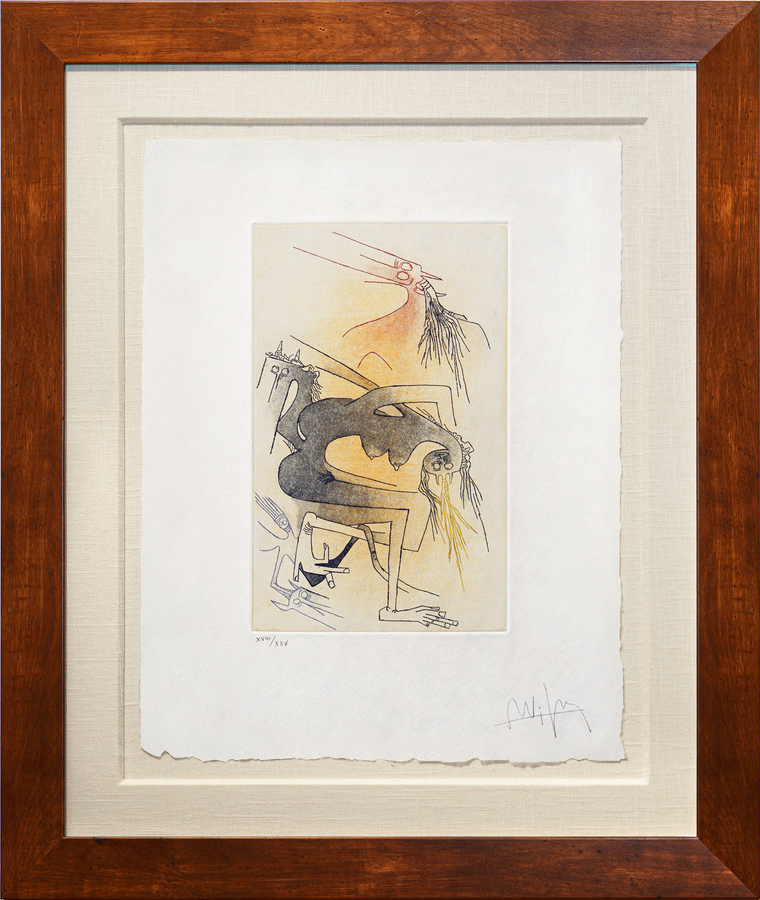 Apostroph' Apocalypse #6624 [Series XVIII of XXV]<br> by Wifredo Lam (Lithographs)