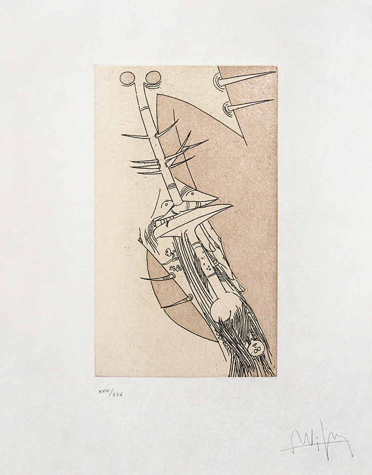 Apostroph' Apocalypse [#6630]<br> by Wifredo Lam (Lithographs)