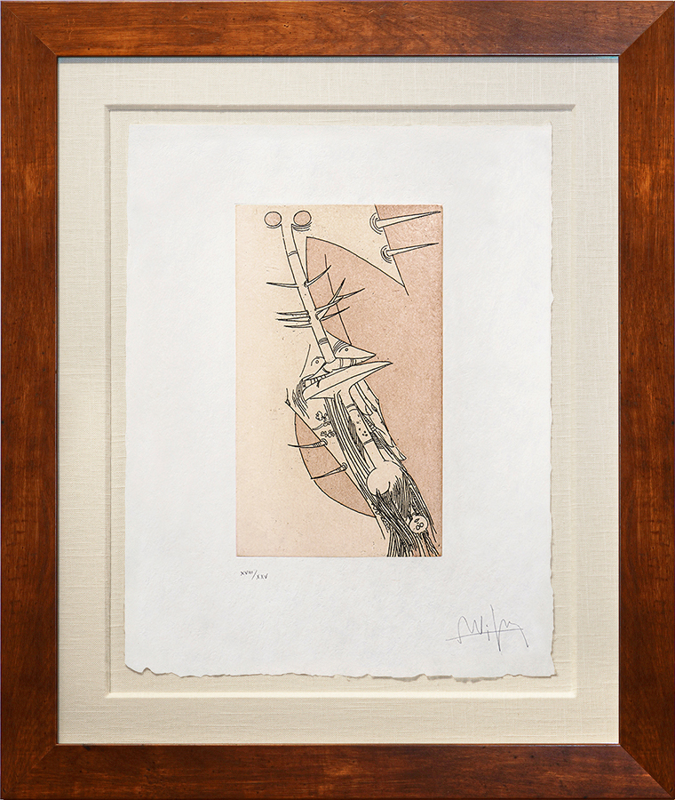 Apostroph' Apocalypse #6630 [Series XVIII of XXV]<br> by Wifredo Lam (Lithographs)