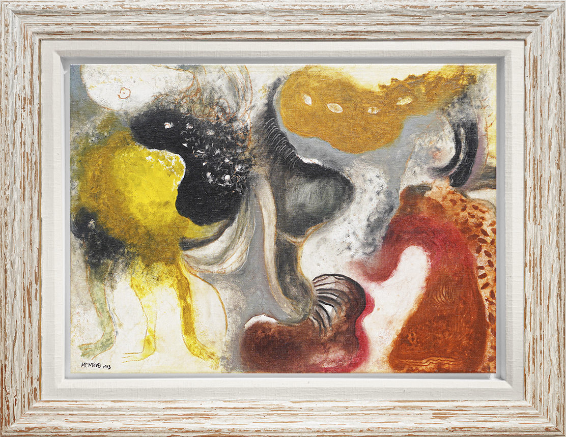 Visitors at Sunset<br> 
<i>(Visitantes al Atardecer)</i> by Manuel Mendive