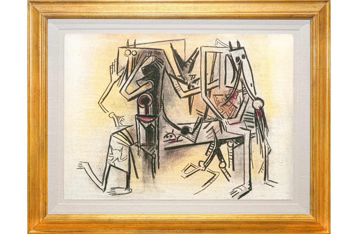 Untitled [The Couple]<br>
<i>(Sin Ttulo [La Pareja])</i> by Wifredo Lam