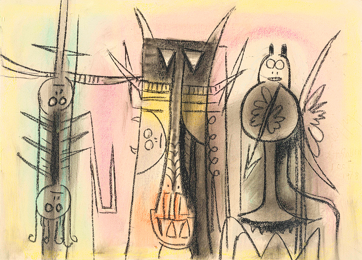 Untitled [The Family]<br>
<i>(Sin Ttulo [La Familia])</i>  by Wifredo Lam