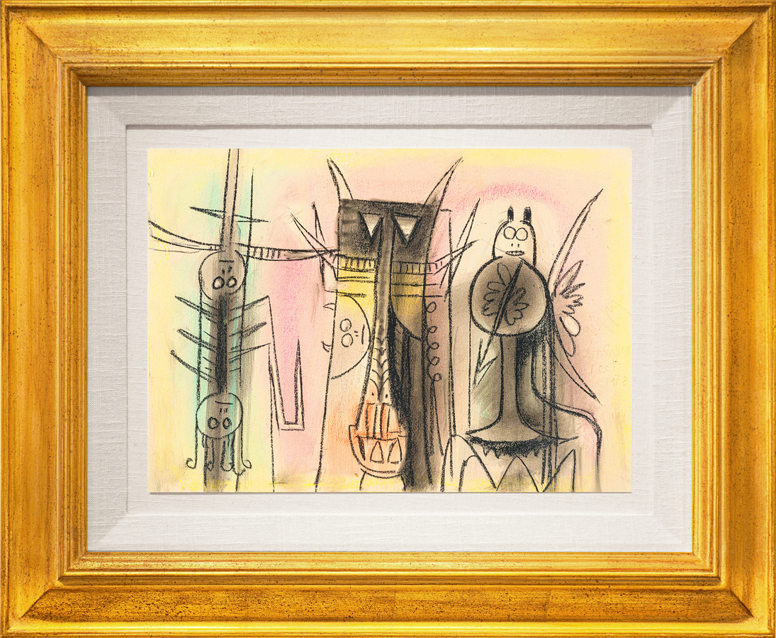 Untitled [The Family]<br>
<i>(Sin Ttulo [La Familia])</i>  by Wifredo Lam