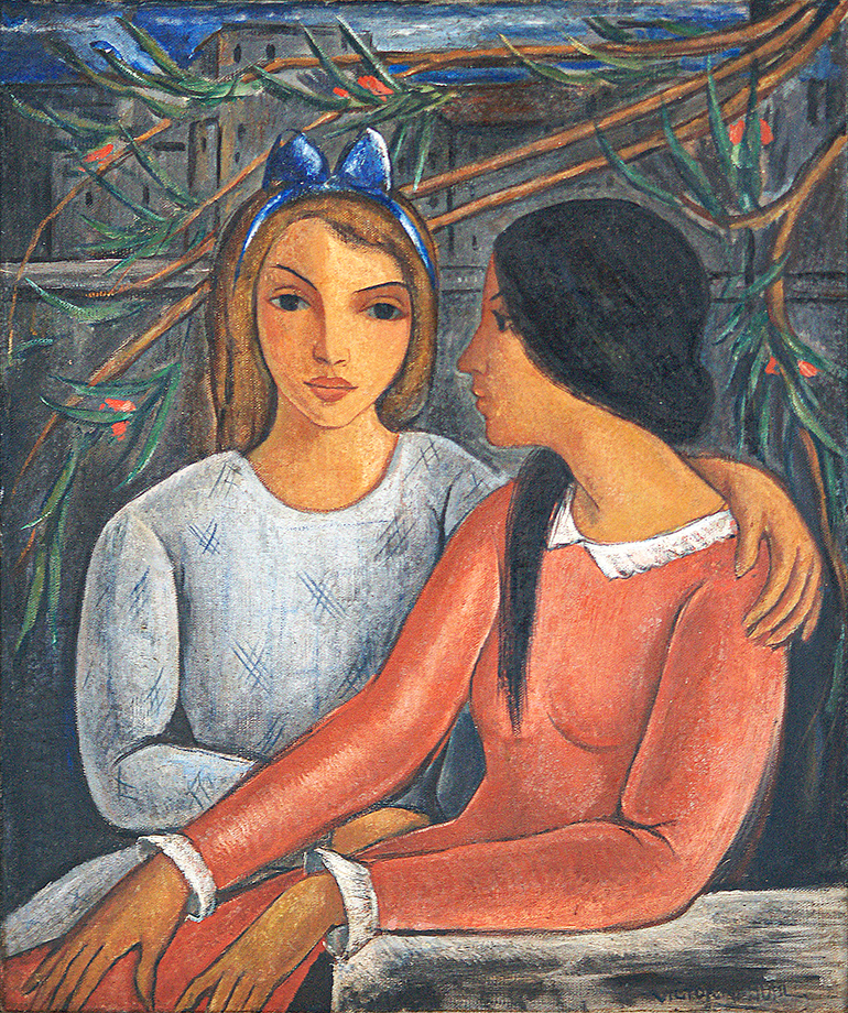 Young Ladies <br>
<i>(Muchachas)</i> by Vctor Manuel Garca