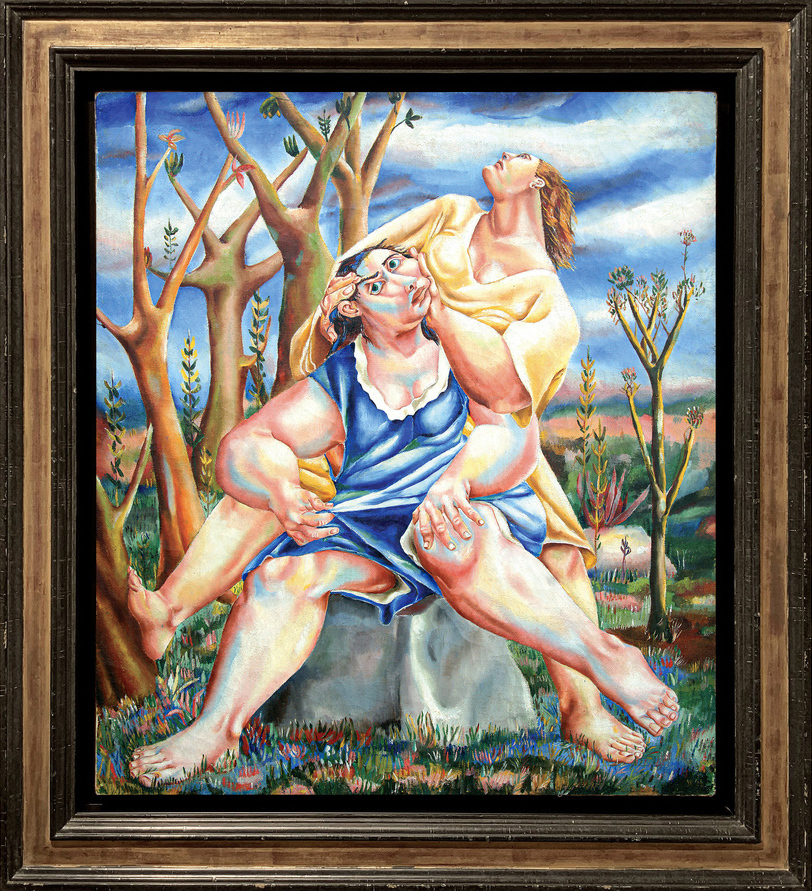 Two Women <br>
<i>(Dos Mujeres)</i> by Mariano Rodr�guez