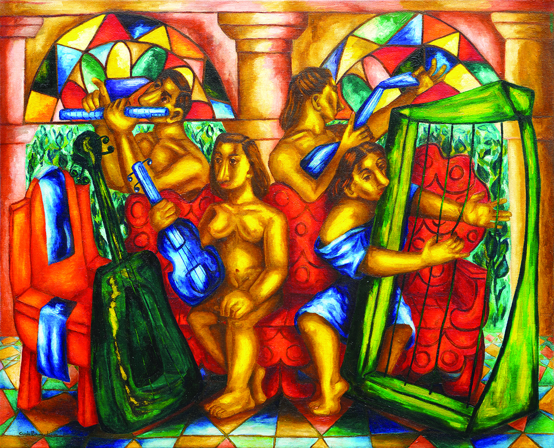 The Musicians <br>
<i>(Los Musicos)</i> by Cundo Bermdez