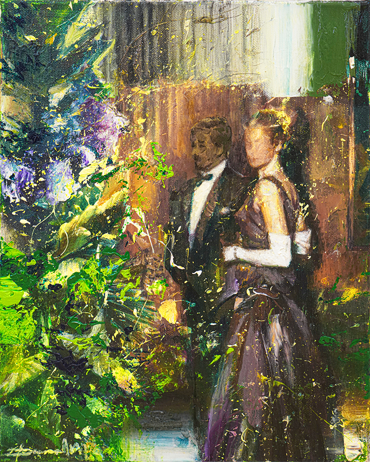 Her Gaze and the White Gloves<br>
<i>(Su Mirada y los Guantes Blancos)</i> by Danuel Mndez