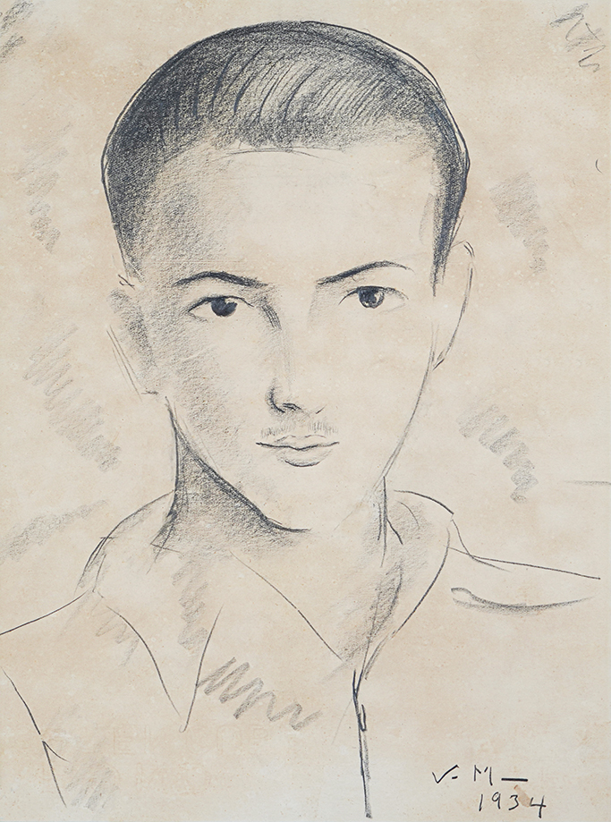 Portrait of a Young Man <br>
<i>(Retrato de un Joven)</i> by Vctor Manuel Garca