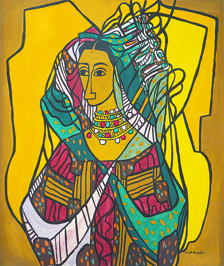 Lady with Necklace <br><i>
(Mujer con Collar)</i>
 by Cundo Bermdez