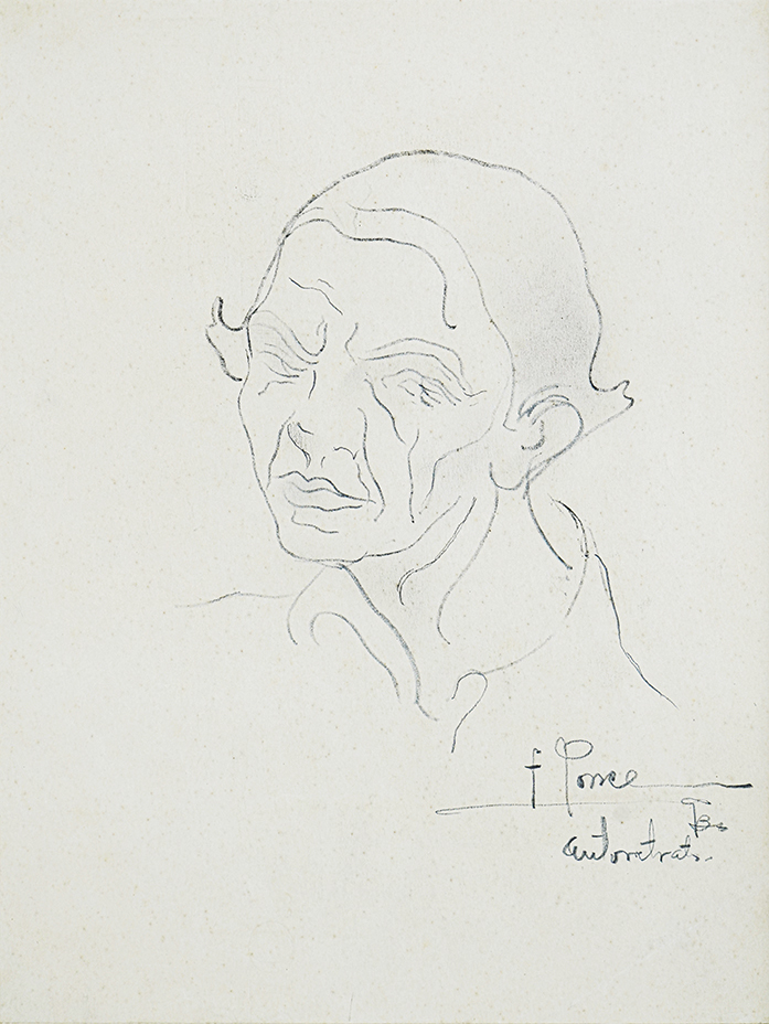 Self-portrait<br><i>
(Autorretrato)</i> by Fidelio Ponce de Len