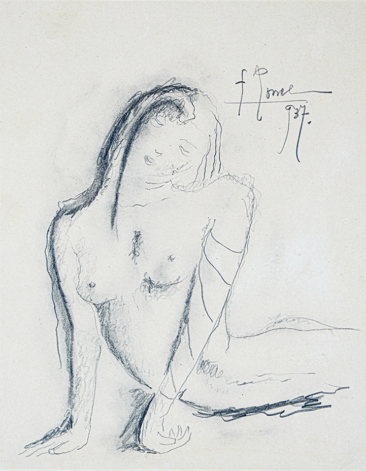 Naked Young Woman<br><i>
(Joven Desnuda)</i> by Fidelio Ponce de Len