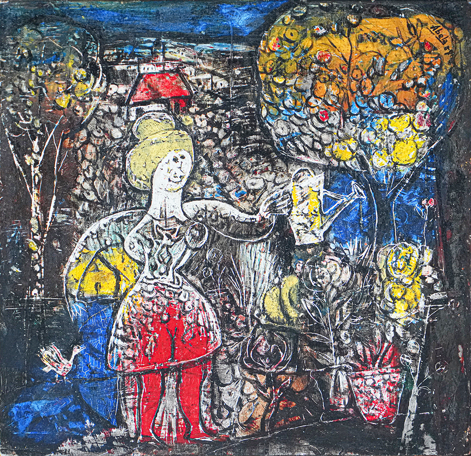 The Gardener of Love <br><i>
(La Jardinera del Amor)</i> by Eduardo Abela