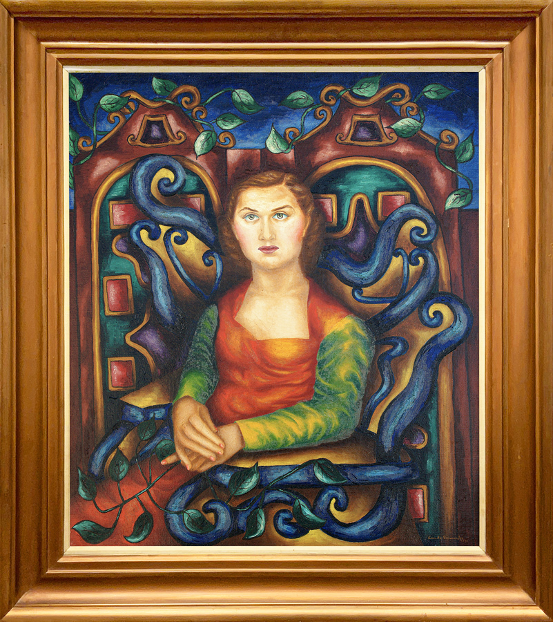 Portrait of Lidia Pla Osuna<br>
<i>(Retrato de Lidia Pla Osuna)</i> by Cundo Berm�dez