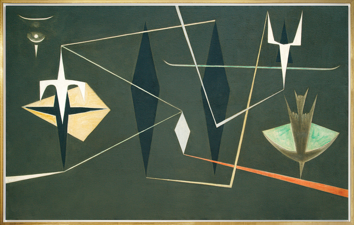 Untitled [Arcane Dreams]<br>
<i>(Sin T�tulo [Sue�os Arcanos])</i>  by Wifredo Lam